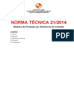 NT 21 2014 Sistema de Protecao Por Extintores de Incendio