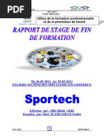 Rapport de Stage Sportech RIHAB PDF