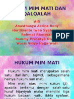 Hukum Mim Mati Dan Qalqalah