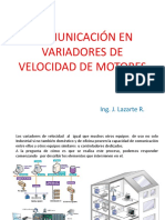 Comunicación entre variadores de velocidad y PLC