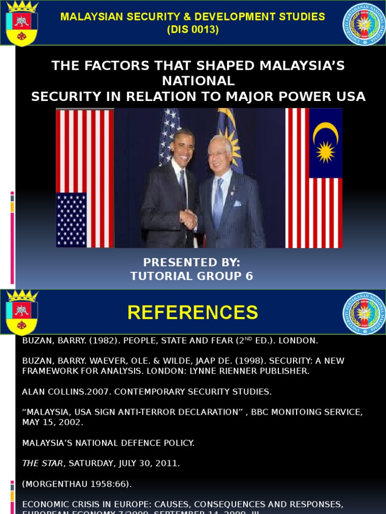 Slide Msia Us Relation Tg 6 Kesban Pptx Gross Domestic Product National Security