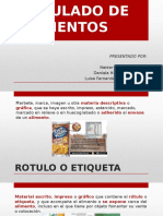 Rotulado y Etiquetado de Alimentos