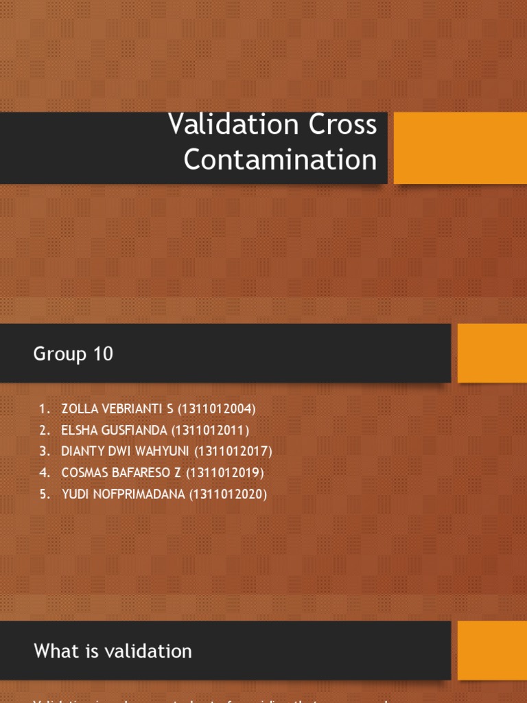 Validation Cross Contamination | PDF | Pharmaceutical Drug | Hygiene