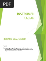 Instrumen Kajian Soal Selidik PDF