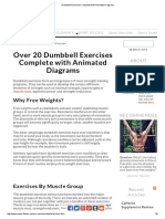 Dumbbell Exercises Complete With Animated Diagrams