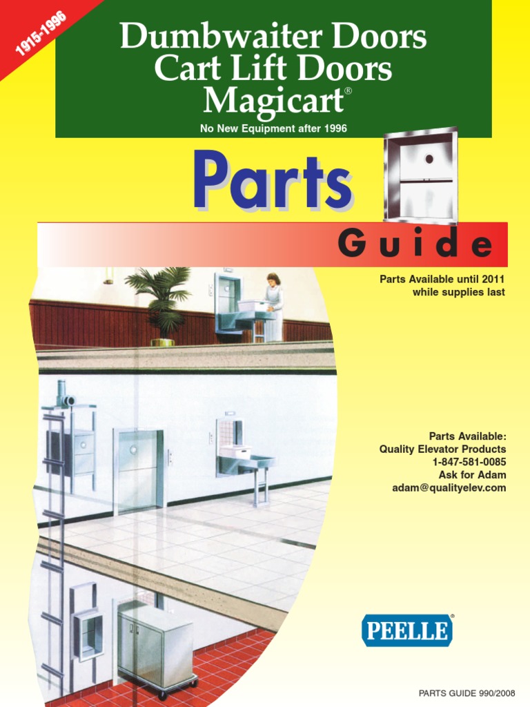 Building A Manual Dumb Waiter Parts
