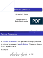 COMALGE Algebra: Rational Expressions