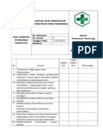 Daftar Tilik Pemantauan Lingkungan Fisik Puskesmas