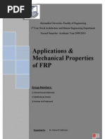 Download Applications  Mechanical Properties of FRP by AhmedHassen7 SN32262686 doc pdf