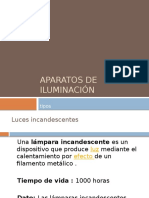 Aparatos de Iluminacion