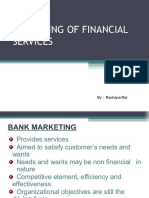 marketing of financial services