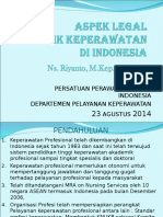 Aspek Legal Praktik Keperawatan