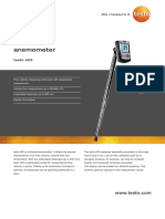 Thermal Anemometer: Anexa 3