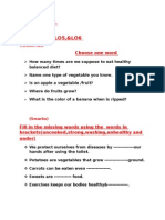 Worksheet Grade: 3 LO2, LO3, LO5,&LO6 Total: 20: Choose One Word