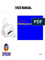 Epson Stylus Color 660 Service Manual