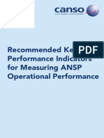 Recommended Key Performance Indicators For Measuring ANSP Operational Performance