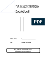 Buku Tugas Santri TPQ Akbar Nur Hasan