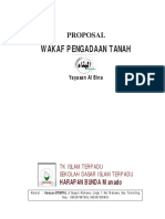 Proposal Wakaf Tanah SD IT Al-Harun