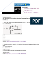 GATE 2017 - Previous Solutions & Video Lectures For FREE GATE 1988 ECE Analog Circuits (Analog Electronics) - Video Solutions