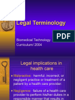 B Legal Ethical Terminology
