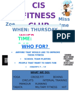 Fitness Poster