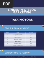 Tata Motors LinkedIn Strategy