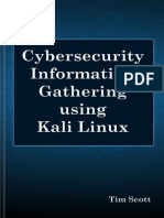 Cybersecurity Information Gathering Using Kali Linux