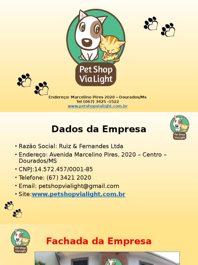 Plano de Negócios Modelo PEt Shop Business Plan Quality (Business)