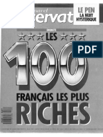 1987 - Les 100 français les plus riches de l'Obs