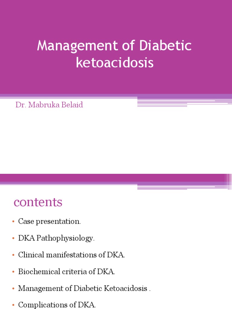 Diabetic Ketoacidosis | Diseases And Disorders | Medicine | Free 30-day ...