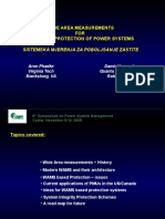 Wide Area Measurements FOR Improved Protection of Power Systems