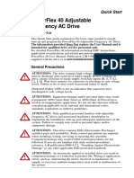 A-B Powerflex 40 QuickStart PDF