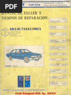 Manual Taller Peugeot 505