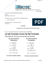 1 CP-CPK and PP PPK Formulas