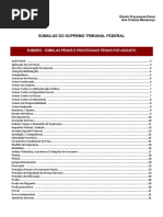 ___STF- Súmulas Penais e Processuais Penais Por Assunto (Atualizadas Até Janeiro de 2016- Profa._ Ana Cristina Mendonça CERS