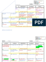 Outreach Calender