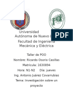 Investigacion Sobre Un Proyecto