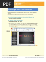 Exercise 1: Microsoft Power Point - Practical Exercises | PDF