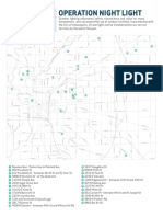 Map of New Street Light Locations