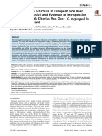 2014 - Olano-Marin Et Al. - Weak Population Structure in European Roe Deer (Capreolus Capreolus) and Evidence of Introgressive Hybridiza