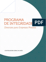 CGU - Programa de Integridade - Diretrizes Para Empresas Privadas