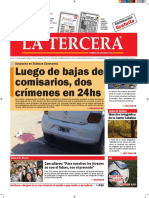 Diario La Tercera 31.08.2016
