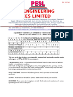 PPMG Engineering Services Limited: Date of Inspection Validity