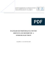 Standard de Performanta Pentru Serviciul de DISTRIBUTIE A EE