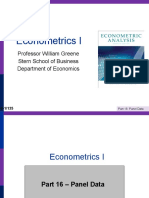 Econometrics I 16