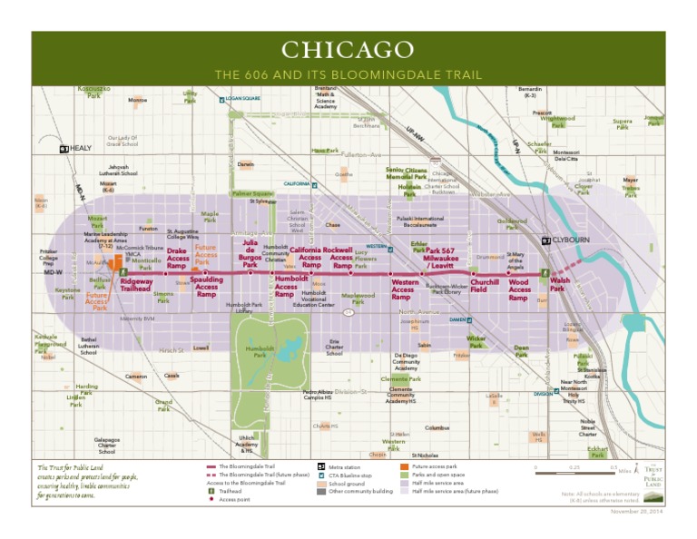 Bloomingdale Trail Map