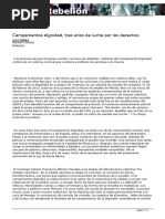 Tres años de lucha por los derechos sociales