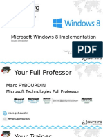 Microsoft Windows 8 Implementation: Course Introduction