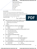 CBSE Class 10 Social Science MCQs For Democracy and Diversity