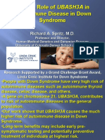 Richard Spritz - “Genetic Role of UBASH3A in Autoimmune Disease in Down Syndrome”